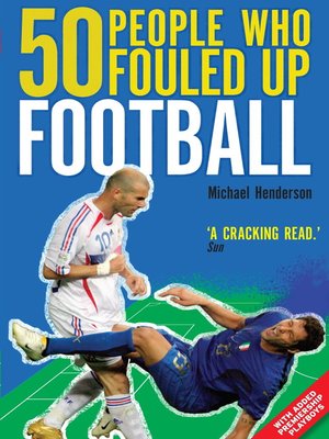 cover image of 50 People Who Fouled Up Football